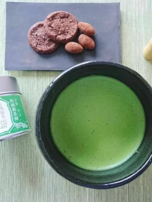利招園茶舗-JAS-有機抹茶-聖安（綠茶）