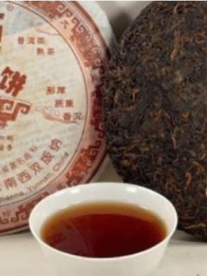 傳統熟茶韻味 七厚普餅500g
